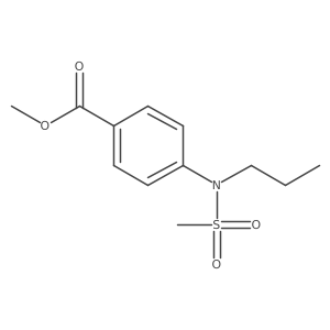 Methyl 4-(N-propylmethanesulfonamido)benzoate Structure