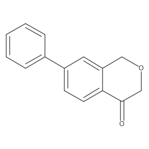 7-Phenylisochroman-4-one结构式