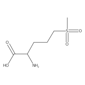 (2S)-2-amino-5-methanesulfonylpentanoic acid结构式