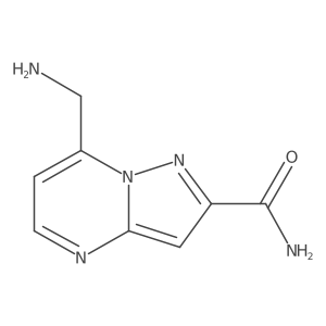 7-(Aminomethyl)pyrazolo[1,5-a]pyrimidine-2-carboxamide Structure