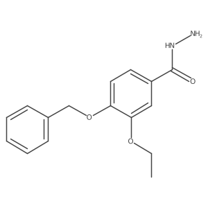 4-(Benzyloxy)-3-ethoxybenzohydrazide结构式