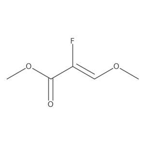 2-Propenoic acid, 2-fluoro-3-methoxy-, methyl ester结构式