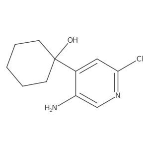 1-(5-Amino-2-chloropyridin-4-yl)cyclohexanol Structure