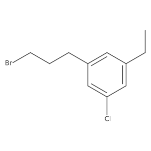 1-(3-Bromopropyl)-3-chloro-5-ethylbenzene Structure