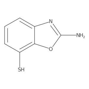 2-amino-1,3-benzoxazole-7-thiol结构式