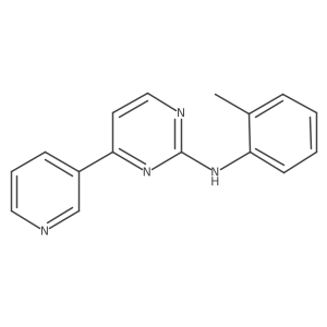 N-(2-methylphenyl)-4-pyridin-3-ylpyrimidin-2-amine Structure