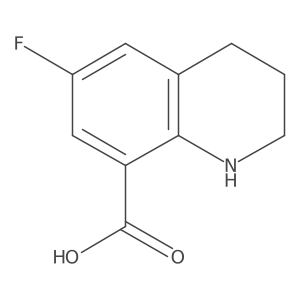 6-Fluoro-1,2,3,4-tetrahydroquinoline-8-carboxylic acid Structure