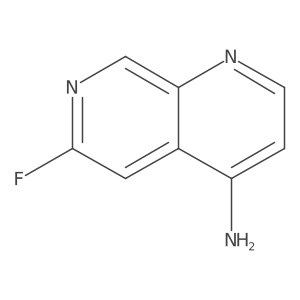 6-Fluoro-1,7-naphthyridin-4-amine Structure