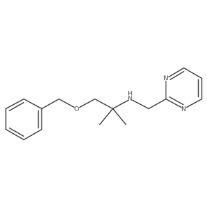 [1-(Benzyloxy)-2-methylpropan-2-yl][(pyrimidin-2-yl)methyl]amine结构式