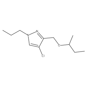 3-(sec-butoxymethyl)-4-chloro-1-propyl-1H-pyrazole Structure