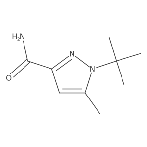 1-tert-Butyl-5-methyl-1H-pyrazole-3-carboxylic acid amide Structure