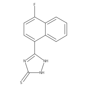 5-(4-fluoronaphthalen-1-yl)-4H-1,2,4-triazole-3-thiol Structure