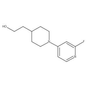 2-(1-(2-Fluoropyridin-4-yl)piperidin-4-yl)ethan-1-ol结构式