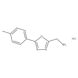 C-(5-p-Tolyl-[1,3,4]oxadiazol-2-yl)-methylamine hydrochloride Structure