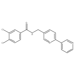 N-([2,3'-bipyridin]-5-ylmethyl)-3,4-dichlorobenzamide Structure