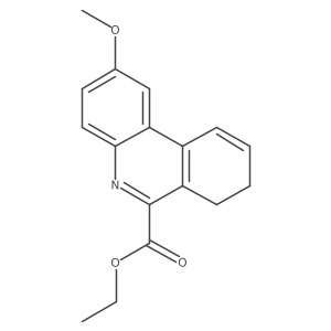 Ethyl 2-methoxy-7,8-dihydrophenanthridine-6-carboxylate Structure
