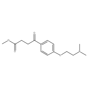 Methyl 4-(4-(2-(dimethylamino)ethoxy)phenyl)-4-oxobutanoate Structure