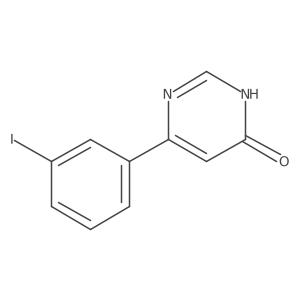 6-(3-Iodophenyl)pyrimidin-4-ol结构式