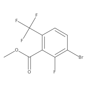 Methyl 3-bromo-2-fluoro-6-(trifluoromethyl)benzoate Structure