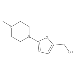 (5-(4-Methylpiperazin-1-yl)furan-2-yl)methanol Structure