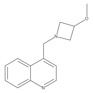 4-[(3-Methoxyazetidin-1-yl)methyl]quinoline Structure