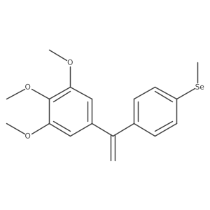 Methyl(4-(1-(3,4,5-trimethoxyphenyl)vinyl)phenyl)selane Structure