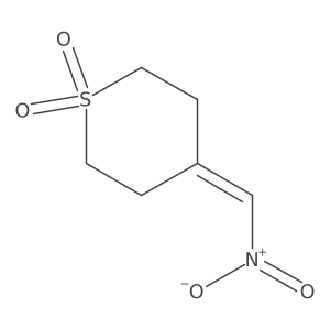 4-(Nitromethylidene)-1lambda6-thiane-1,1-dione Structure