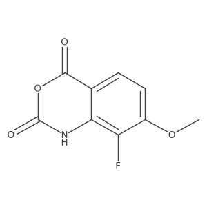 8-Fluoro-7-methoxy-2H-benzo[d][1,3]oxazine-2,4(1H)-dione Structure