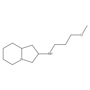 N-(3-methoxypropyl)-octahydroindolizin-2-amine Structure