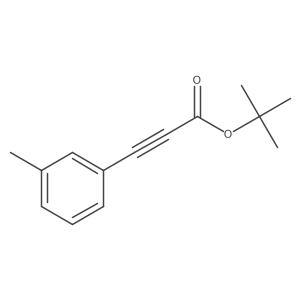 Tert-butyl 3-(3-methylphenyl)prop-2-ynoate结构式