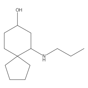 6-(Propylamino)spiro[4.5]decan-8-ol Structure