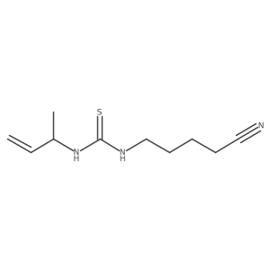 1-(But-3-en-2-yl)-3-(4-cyanobutyl)thiourea Structure