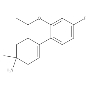 4-(2-Ethoxy-4-fluorophenyl)-1-methylcyclohex-3-en-1-amine Structure