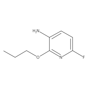 6-Fluoro-2-propoxypyridin-3-amine Structure