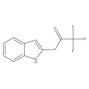 1,1,1-trifluoro-3-(1H-indol-2-yl)propan-2-one Structure