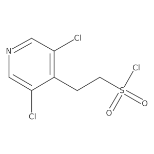 2-(3,5-Dichloropyridin-4-yl)ethane-1-sulfonyl chloride结构式