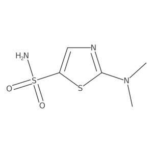 2-(Dimethylamino)-1,3-thiazole-5-sulfonamide结构式