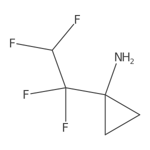 1-(1,1,2,2-Tetrafluoroethyl)cyclopropan-1-amine Structure