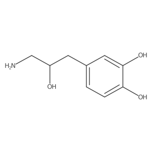 2,4,5-Trihydroxyphenylpropylamine Structure