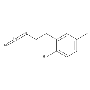 2-(2-Azidoethyl)-1-bromo-4-methylbenzene Structure