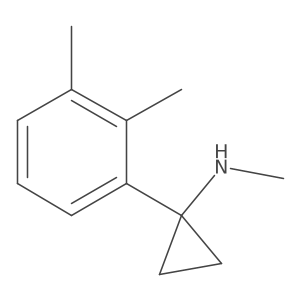 1-(2,3-dimethylphenyl)-N-methylcyclopropan-1-amine Structure