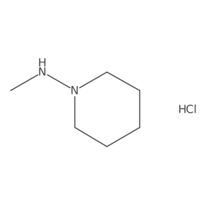 N-Methylpiperidin-1-amine;hydrochloride结构式