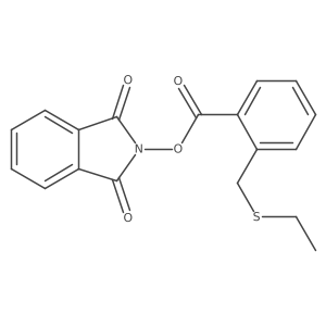 1,3-dioxo-2,3-dihydro-1H-isoindol-2-yl 2-[(ethylsulfanyl)methyl]benzoate Structure