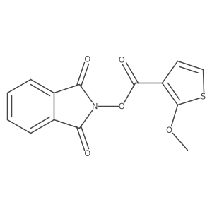 1,3-dioxo-2,3-dihydro-1H-isoindol-2-yl 2-methoxythiophene-3-carboxylate结构式