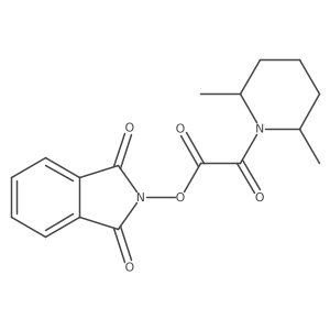 1,3-dioxo-2,3-dihydro-1H-isoindol-2-yl 2-(2,6-dimethylpiperidin-1-yl)-2-oxoacetate Structure