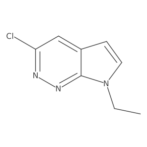 3-Chloro-7-ethyl-7H-pyrrolo[2,3-c]pyridazine Structure