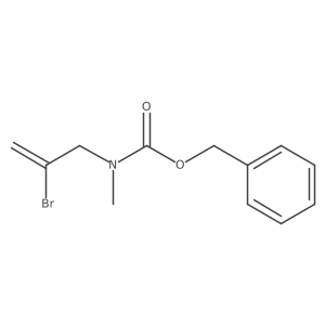 benzyl N-(2-bromoprop-2-en-1-yl)-N-methylcarbamate结构式