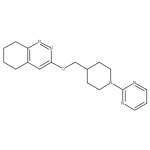 3-((1-(Pyrimidin-2-yl)piperidin-4-yl)methoxy)-5,6,7,8-tetrahydrocinnoline结构式