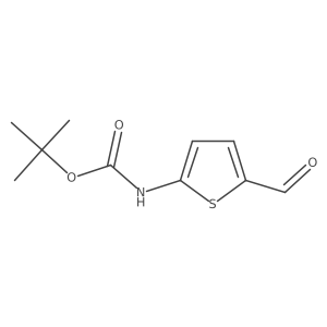 tert-Butyl (5-formylthiophen-2-yl)carbamate Structure