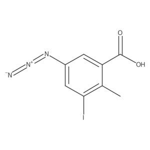 5-Azido-3-iodo-2-methylbenzoic acid结构式